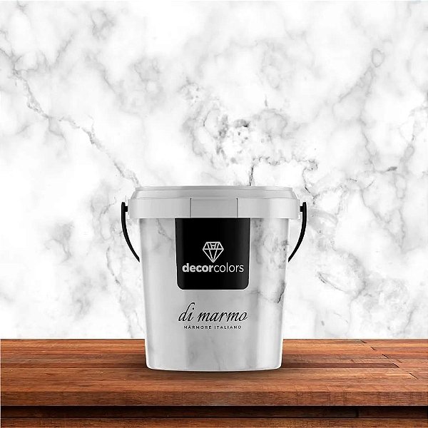 Revestimento Efeito Mármore Di Marmo Bianco 5 kg Decor Colors