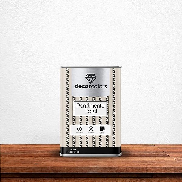 Tinta Premium Rendimento Total Decor Colors 18 Litros Branco