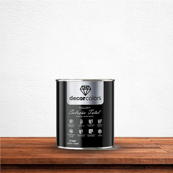 Tinta Emborrachada para Teto de Banheiro Antimofo Branca 1,07 kg Decor Colors