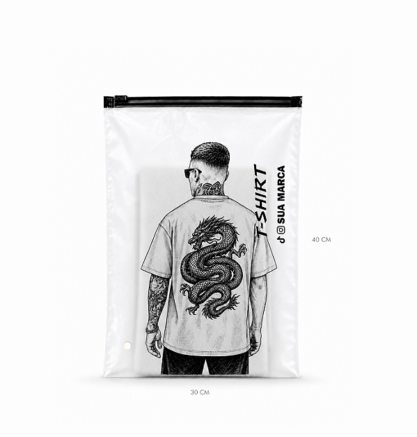 Saco Ziplock 30x40 Personalizado