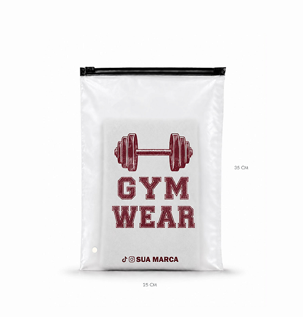 Saco Ziplock 25x35 Personalizado