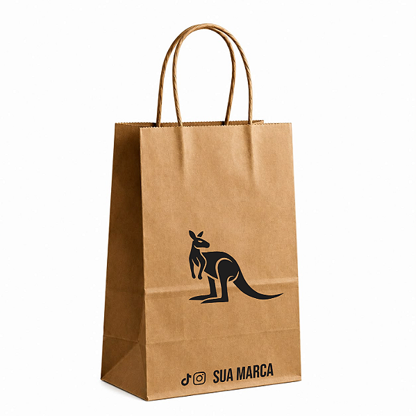 Sacola Kraft 23x32x10 - M