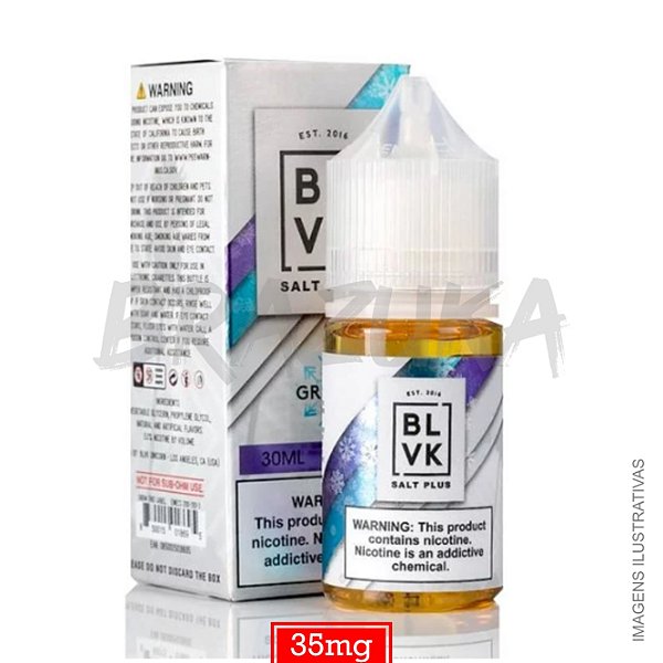 NICSALT BLVK SALT PLUS ICE 30ML 35MG