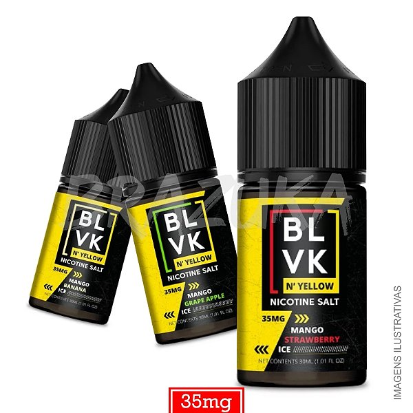 BLVK YELLOW 30ML - NICSALT 35MG UND