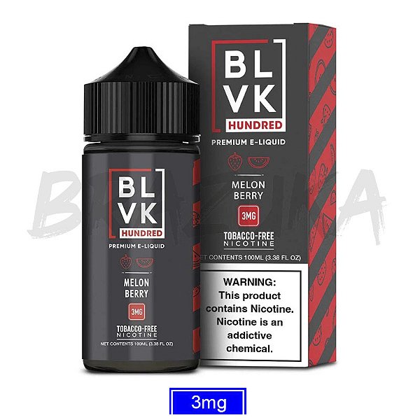 BLVK HUNDRED 100ML 3MG - NOVO