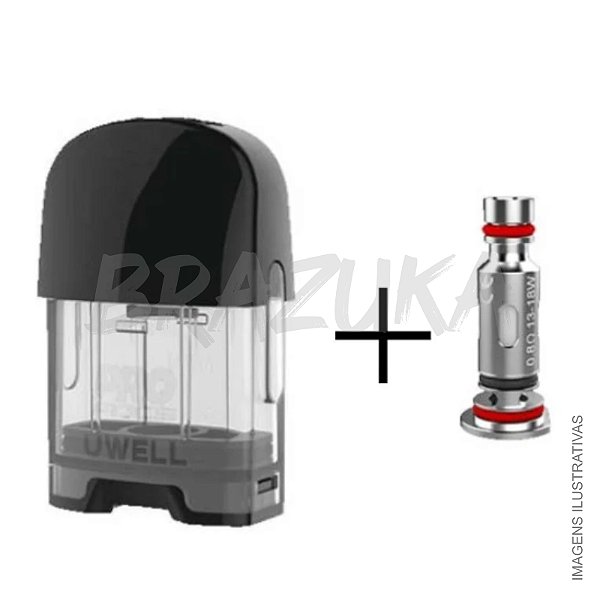 KIT CARTUCHO COM COIL UWELL CALIBURN G - KOKO PRIME