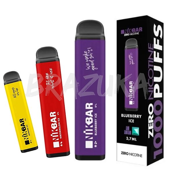 NIKBAR ZERO 1000 PUFF POD DESCARTAVEL 