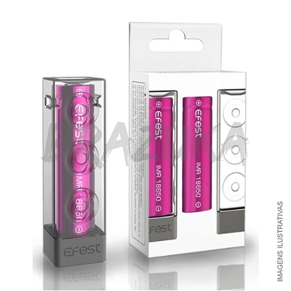BATERIA EFEST 3000MAH TAMANHO 18650