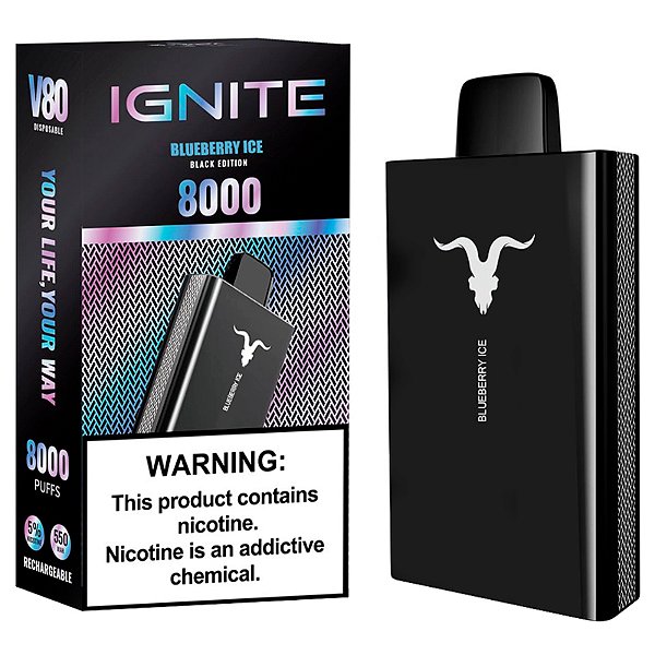IGNITE V80 – 8000 Puffs – Pod Descartável