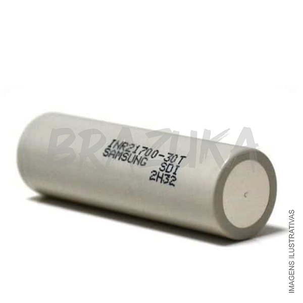 BATERIA SAMSUNG 30T TAMANHO 21700 3000mAh - UND