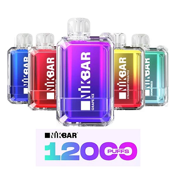 NIKBAR 12000 PUFF 2% - POD DESCARTÁVEL