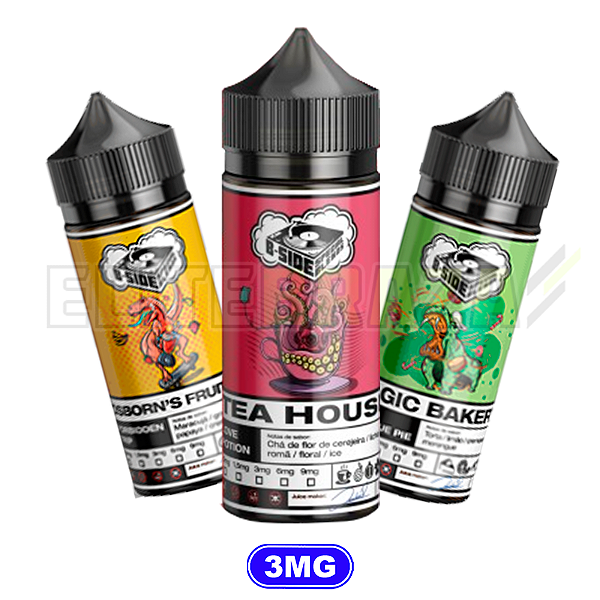 JUICE B-SIDE 60ML 3MG SABORES