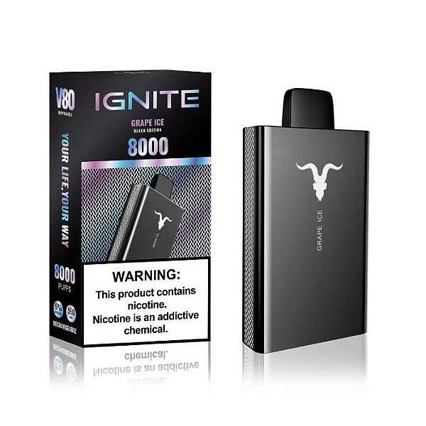 IGNITE V80 – 8000 Puffs - 2% (20mg) – Pod Descartável