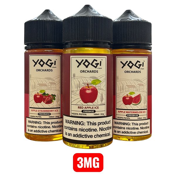 YOGI - FREBASE - 100ML - 3MG  - ORCHARDS