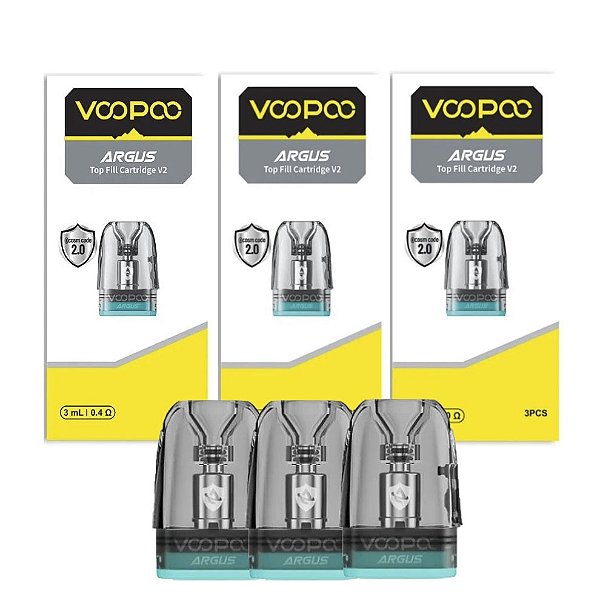 CARTUCHO COIL - ARGUS 3ML  TOP FILL - V2 - VOOPOO