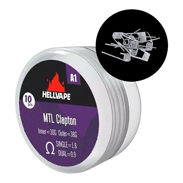 HELLVAPE PREBUILT A1 MTL CLAPTON – HELLVAPE