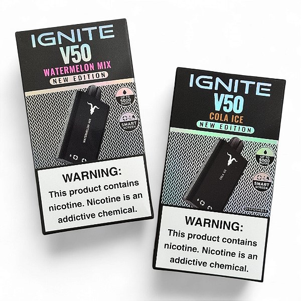IGNITE V50 NEW EDITION - 5000 PUFFS - POD DESCARTÁVEL