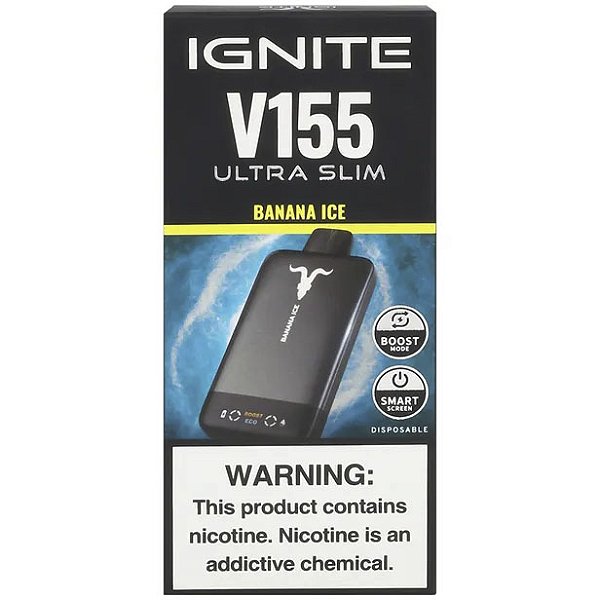 IGNITE V155 ULTRA SLIM MATTE BLACK - POD DESCARTÁVEL