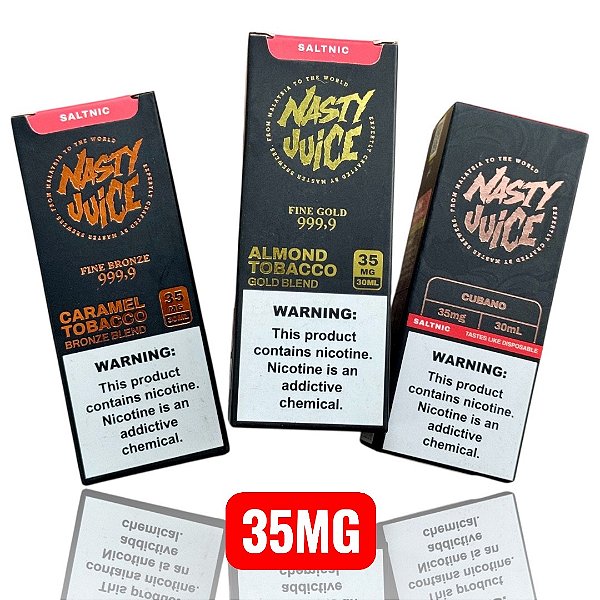 NASTY TABACCO SERIES 30ML 35MG UND - GOLD / SILVER / BRONZE BLEND