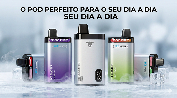 Black Sheep 30k Ice Master - 30000 Puffs - Dual Flavor- Pod Descartável