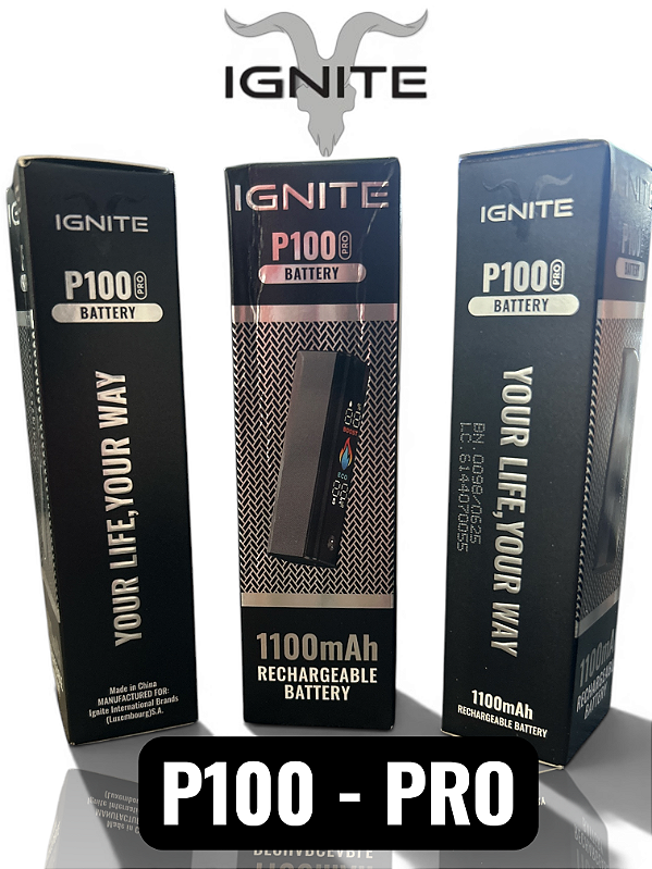 IGNITE P100 - RPO - 1100mAh (Apenas Bateria)