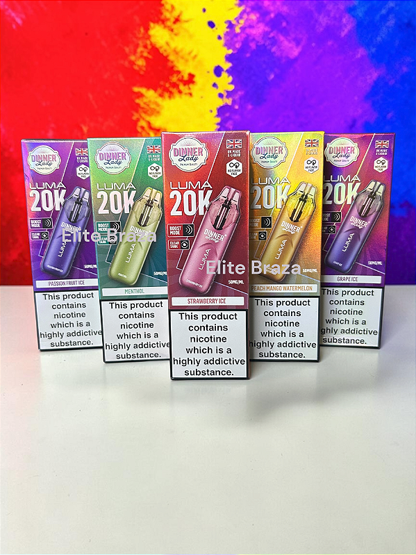 DINNER LADDY LUMA 20K | NICSALT 20000 PUFFS - DESCARTAVEL