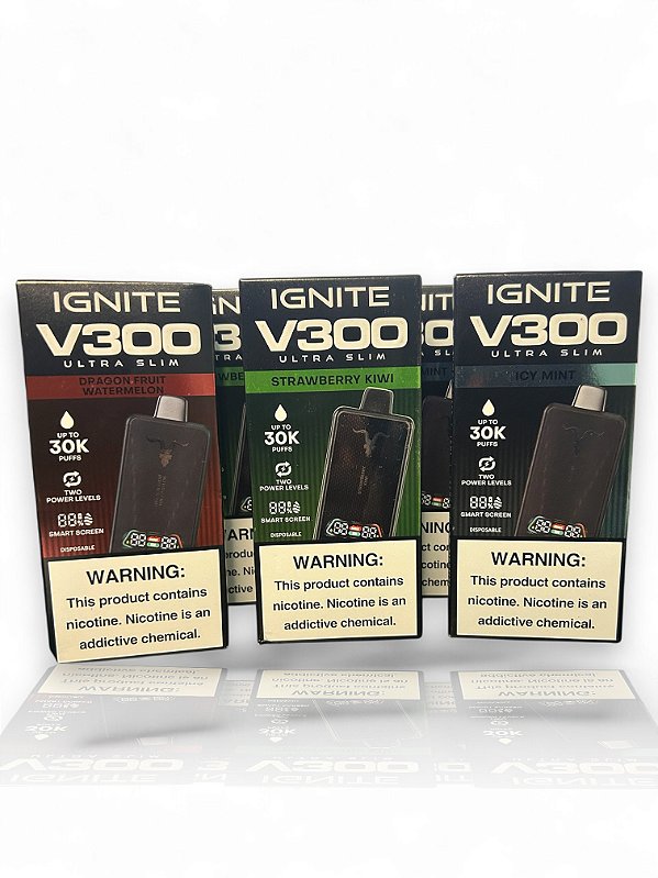 POD DESCARTÁVEL IGNITE V300 ULTRA SLIM 30000 PUFF