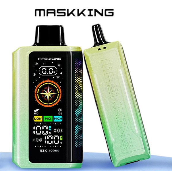 POD DESCARTÁVEL MASKKING ICEX 40000 PUFFS - 5%