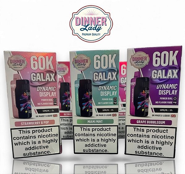 POD DESCARTÁVEL DINNER LADY 60K GALAX DYNAMIC DISPLAY 5%