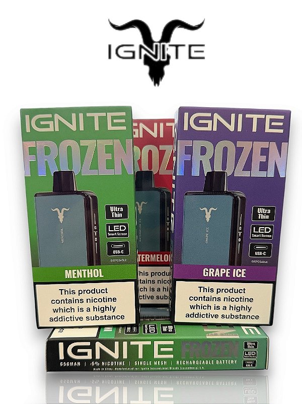 POD DESCARTÁVEL IGNITE V20k FROZEN 20000 PUFF - und