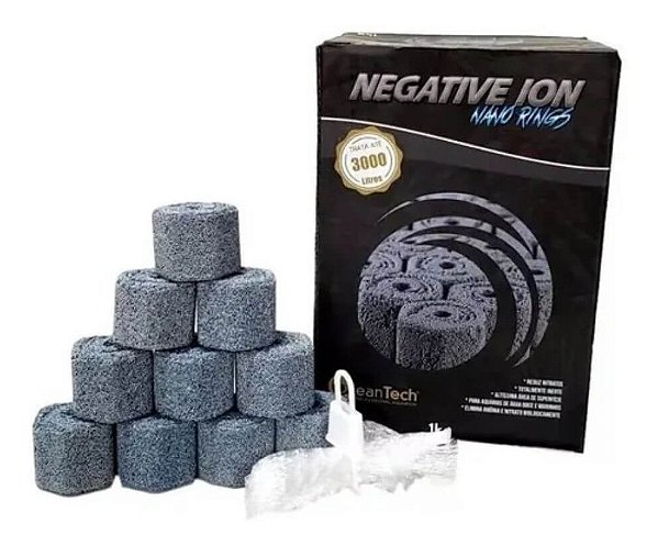 Midia Biologica Nano Rings Negative Ion Ocean Tech 1kg