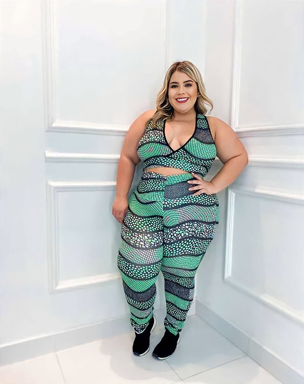 Top com calça plus size