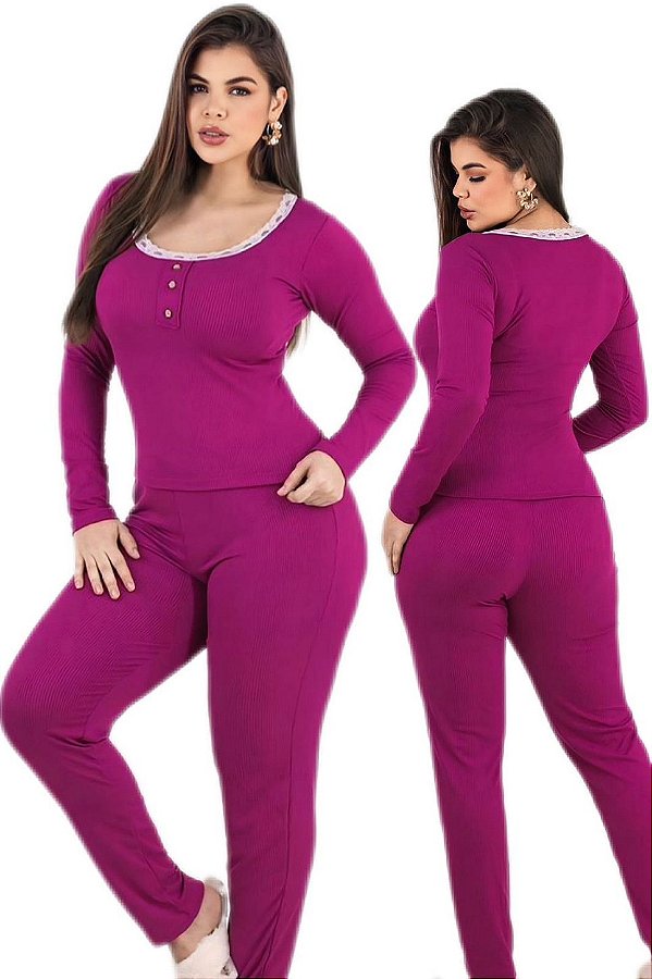 Pijama Canelado Inverno