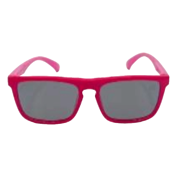 Óculos de sol infantil - Armação vermelha e lente preta