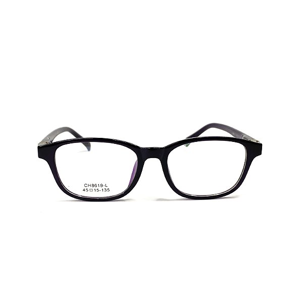 Óculos de grau - Acetato modelo quadrado na cor roxo