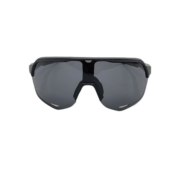 Óculos de sol esportivo México - Armação na cor preta e lente na cor preta