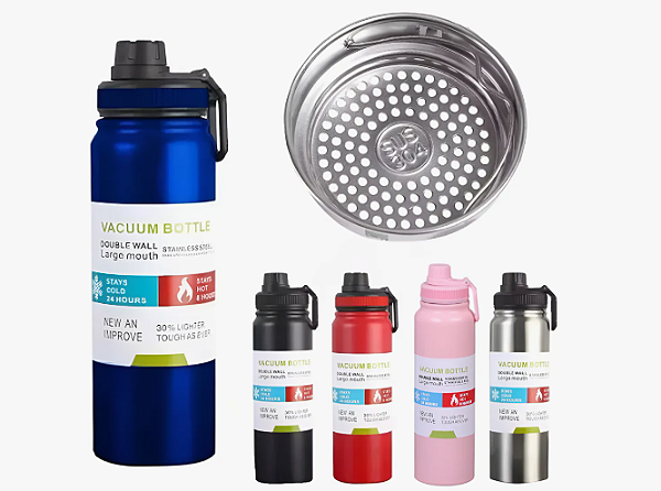 Garrafa térmica espacial 800ml quente e frio