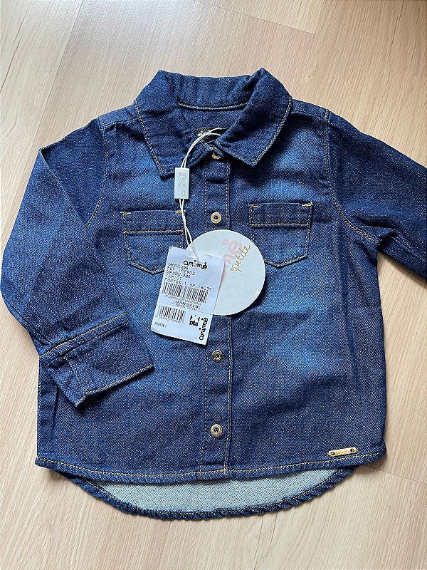 Camisa Jeans infantil -Animê