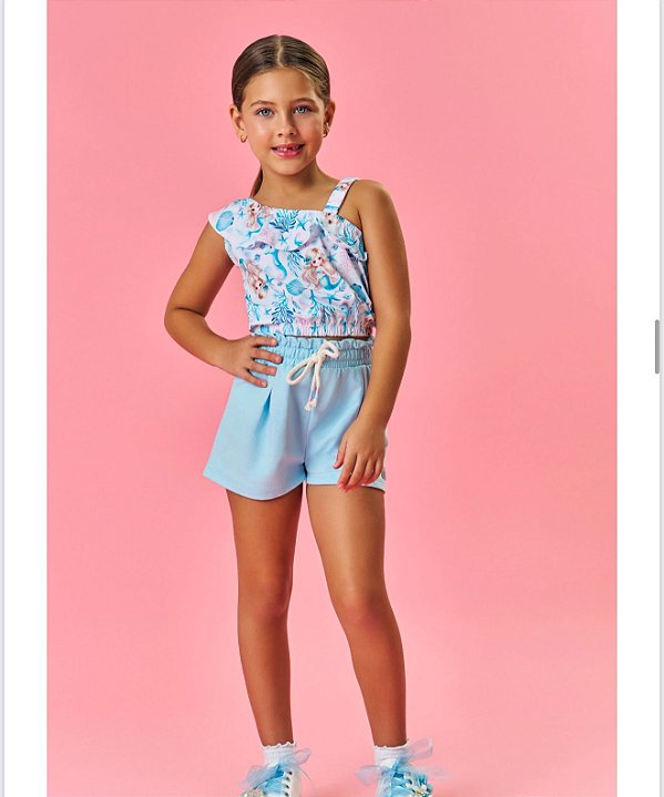 Conjunto Infantil Menina Sereia- Mundo Cinti