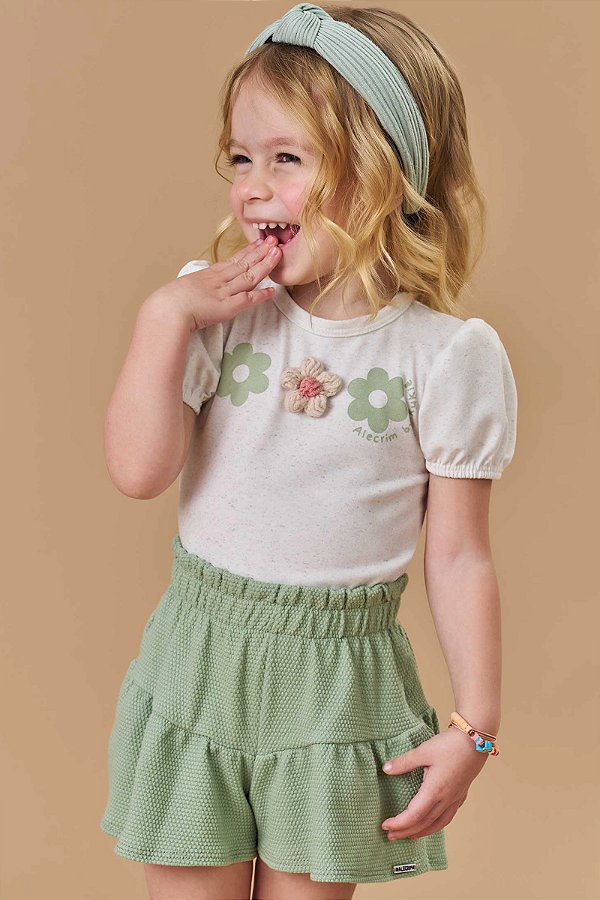 Conjunto Infantil Menina Kukiê - Alecrim