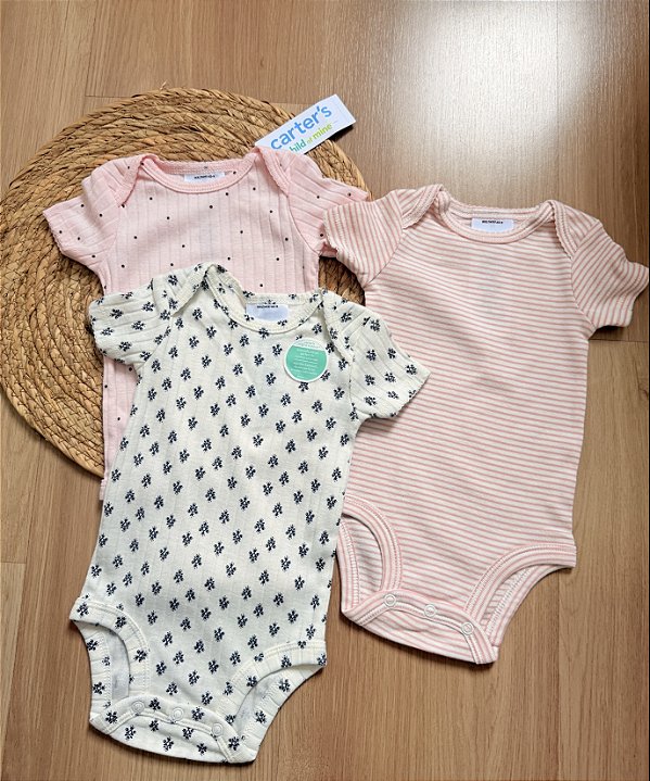 Kit Body Carters Bebê Menina - 3 peças