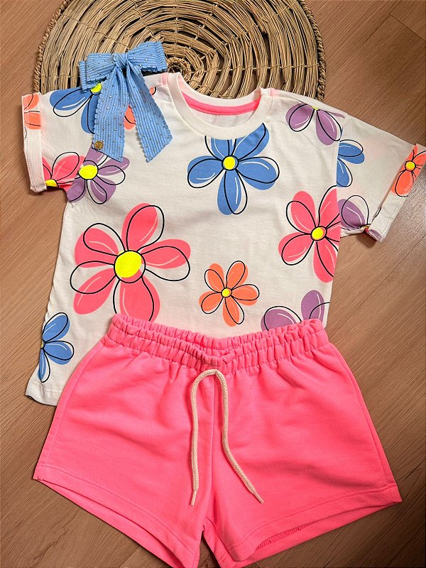 Conjunto Infantil Menina Flowers