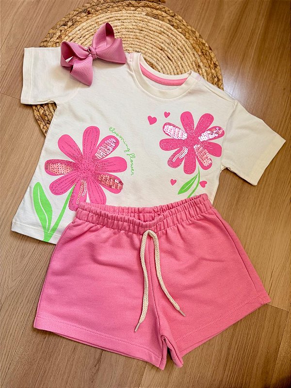 Conjunto Infantil Menina Flowers
