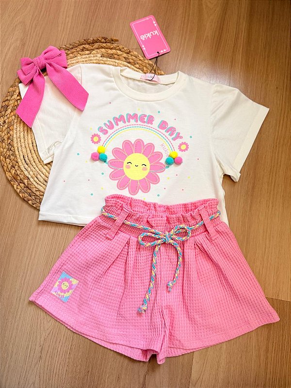 Conjunto Infantil Menina Kukiê Summer