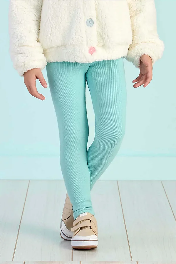 Calça Mon Sucré Canelada Premium - Azul