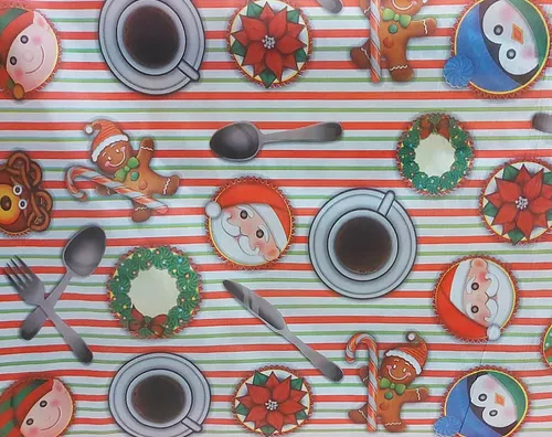 Tnt Estampado Metro - Mesa Papai Noel