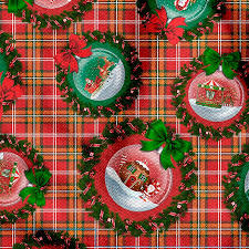Tnt Estampado Metro - Natal Guirlanda