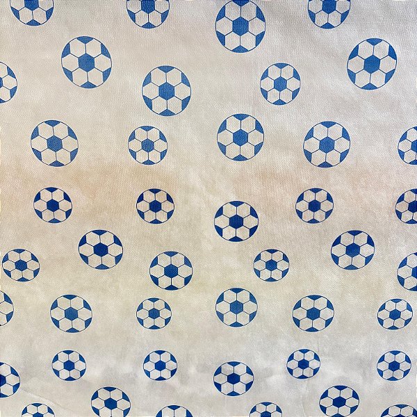 Tnt Estampado Metro - Bola Futebol Azul