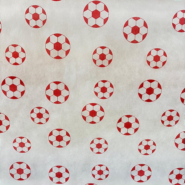 Tnt Estampado Metro - Bola Futebol Vermelha