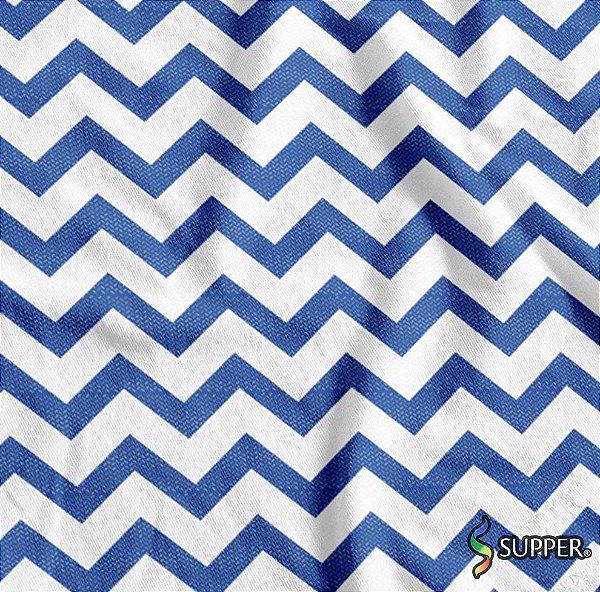 Tnt Estampado Metro - Chevron Azul